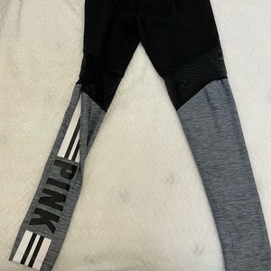 VS Pink Mesh Leggings